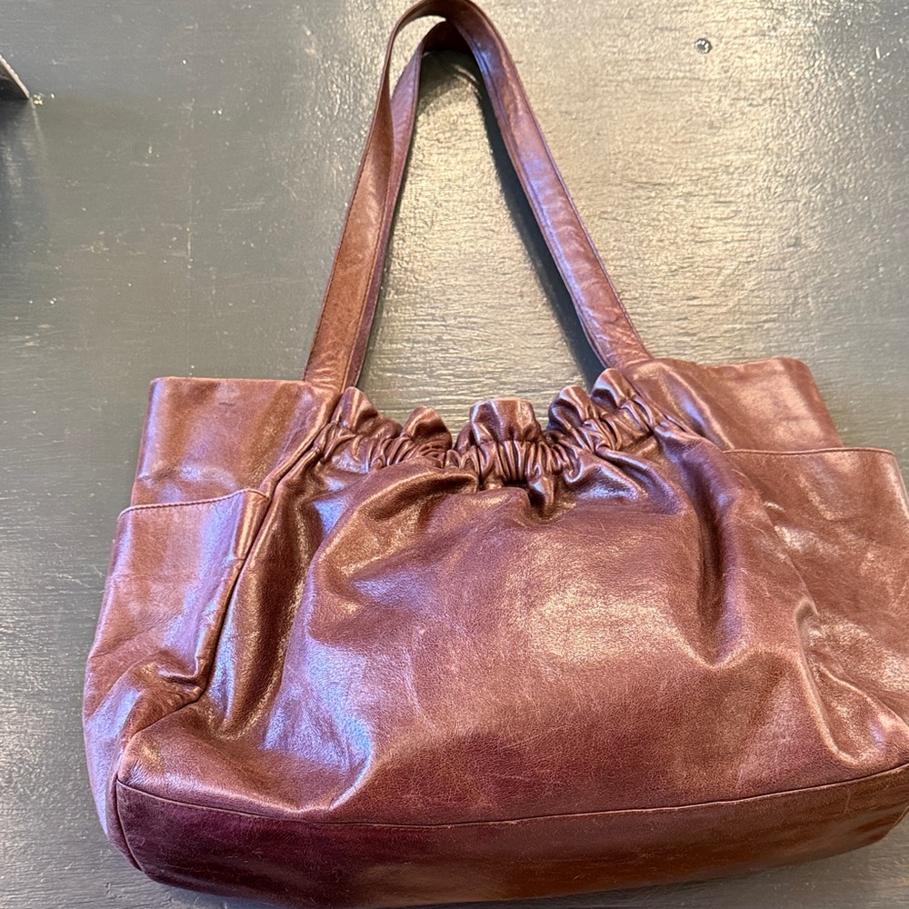 Hobo international “gerty” 2 strap slouchy EUC  Brown Leather Shoulder Bag